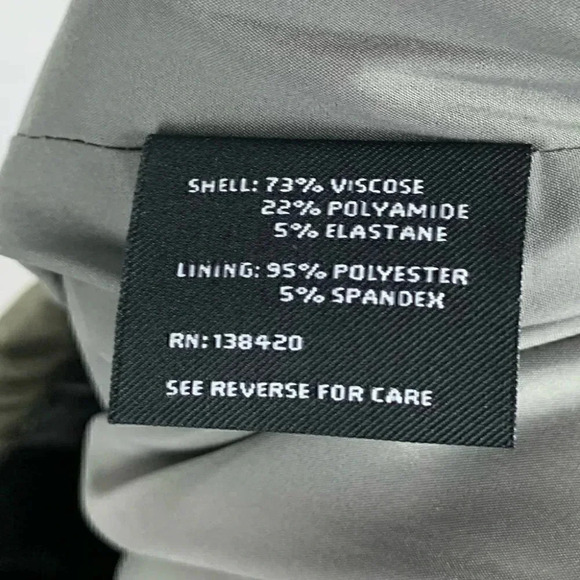 Carlisle womens skirt size 6 army green studded zippered pencil - Picture 10 of 12